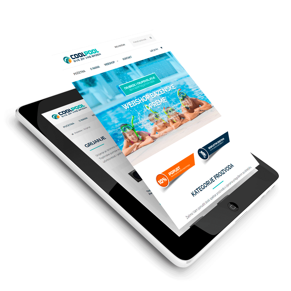 Izrada webshopa za Cool Pool