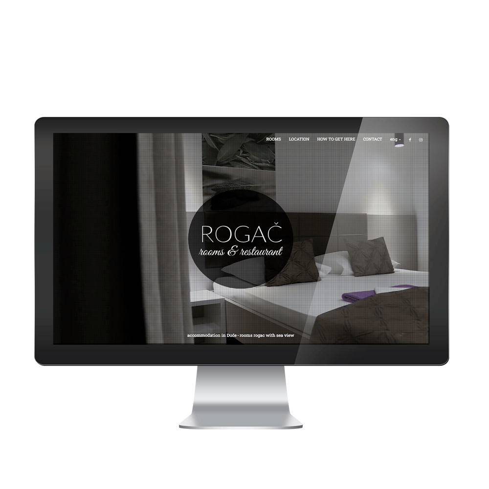 Izrada web stranice za Rogač rooms